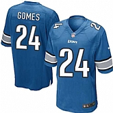 Nike Men & Women & Youth Lions #24 Gomes Blue Team Color Game Jersey,baseball caps,new era cap wholesale,wholesale hats